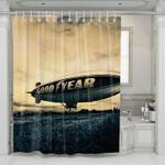 good year ship racing shower curtains 0