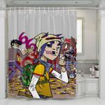 gorillaz chaos shower curtains 0