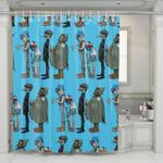 gorillaz member virtual band shower curtains 0
