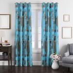 gorillaz member virtual band window curtain 0
