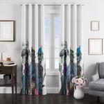 gorillaz member window curtains 0