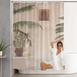 graceful resting ii shower curtain 0