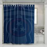 gradient sword of tennessee titans shower curtains 0