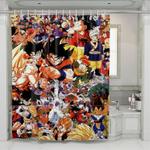 grain dragon ball character shower curtains 0