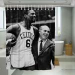 grain legend celtics nba team shower curtains 0