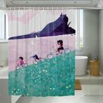 grain painting riding steven universe shower curtains 0