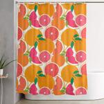 grapefruit harvest shower curtain 0