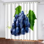 grapes curtains blackout window treatments drapes for room decoration 0