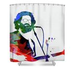 grateful dead watercolor shower curtain 0