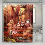 gravity falls forest shower curtains 0