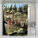 gravity falls icon rock shower curtains 0