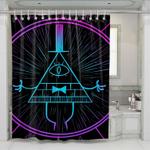 gravity falls icon shower curtains 0