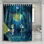 gravity falls in the night shower curtains 0