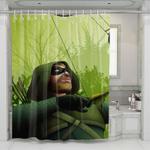 green arrow dc shower curtains 0