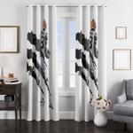 green cincinnati bengals white window curtain 0