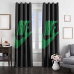 green light nike window curtain 0