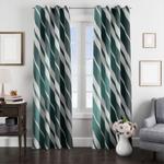 green stripes suit with light leak window curtain 0