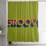 groovy shower curtain 0