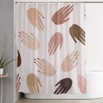 grrrl shower curtain 0