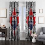 grunge edmonton oilers window curtain 0