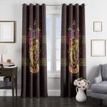 gryffindor logo window curtains 0