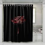 gryffindor rose shower curtains 0