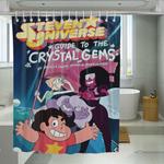 guide to the crystal gems steven universe shower curtains 0
