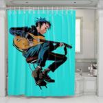 guitarist gorillaz shower curtains 0