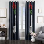 guns and roses window curtains 0