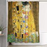 gustav klimt the kiss shower curtain 0