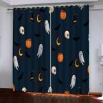halloween hallowmas curtains blackout window drapes 0