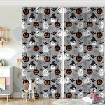 halloween pattern blackout curtains halloween trick or treat curtains halloween decoration blackout window curtains 100 polyester 41 7 107 9 0