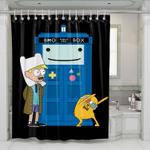 halte adventure time shower curtains 0