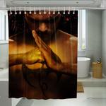 hand of iron fist netflix shower curtains 0