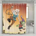 hanging and catching disenchantment shower curtains 0