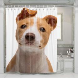 Happy Dog Shower Curtain Set Bathroom Set For Bathroom Decor Best Gift For Friends