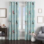 happy faces of mickey mouse window curtain 0