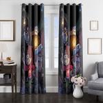 happy gravity falls window curtains 0