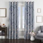 happy pretty dumbo disney window curtain 0
