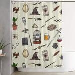 harry pattern shower curtain 0