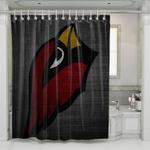 head of arizona cardinals logo shower curtains 0