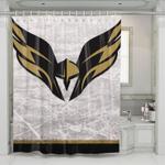 head shield of vgk team shower curtains 0