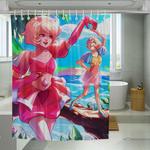 heaven pearl and pink diamond shower curtains 0