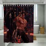 hell devil jin tekken shower curtains 0