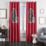 helmet of tampa bay buccaneers window curtain 0