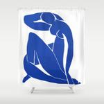 henri matisse blue nude 1952 original artwork reproduction shower curtain 0