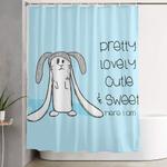 here i am shower curtain 0