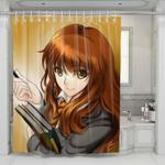 hermione granger 90s anime style shower curtains 0