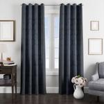 hexagon 3d pattern dark window curtain 0
