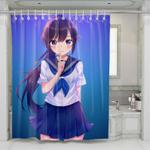 highschool anime shower curtains 0
